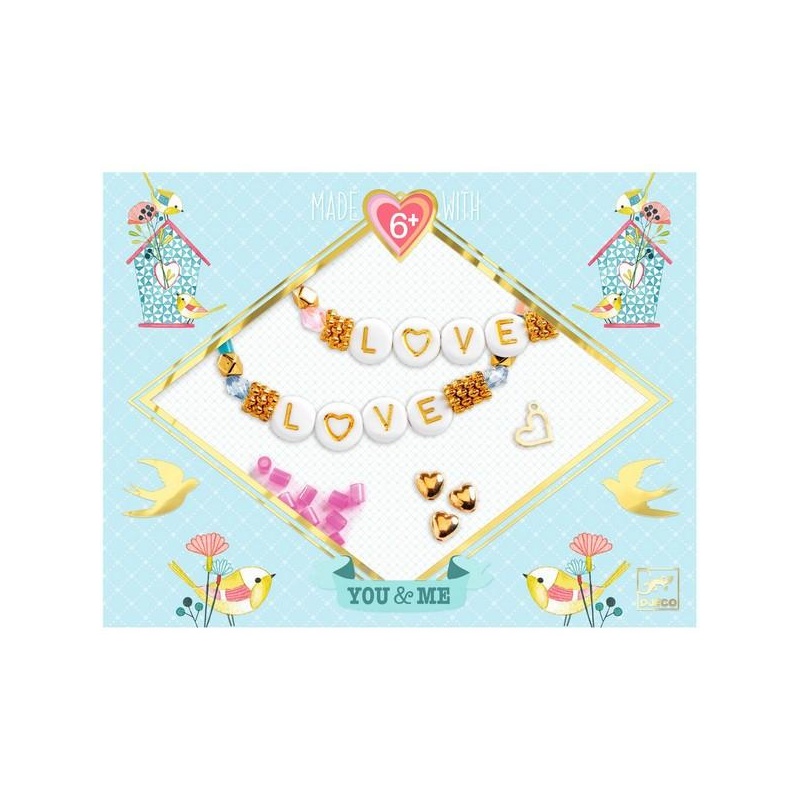 You & Me bracelets - Letter Threading