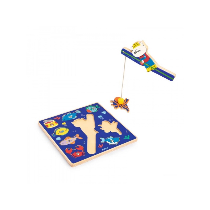 Wooden puzzle - Puzz & Fish - Color