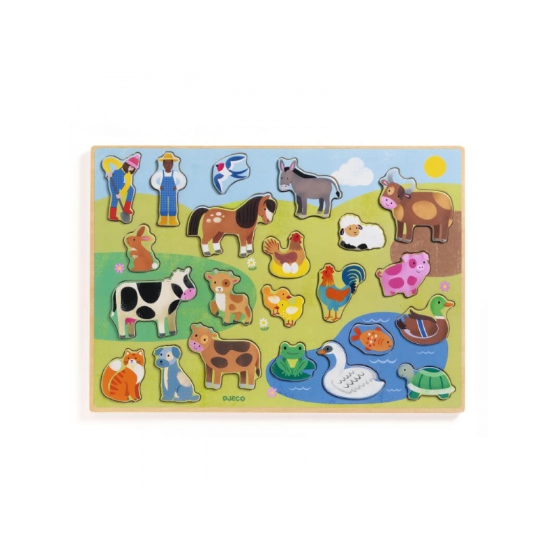 Wooden puzzle - Puzzlo Campo