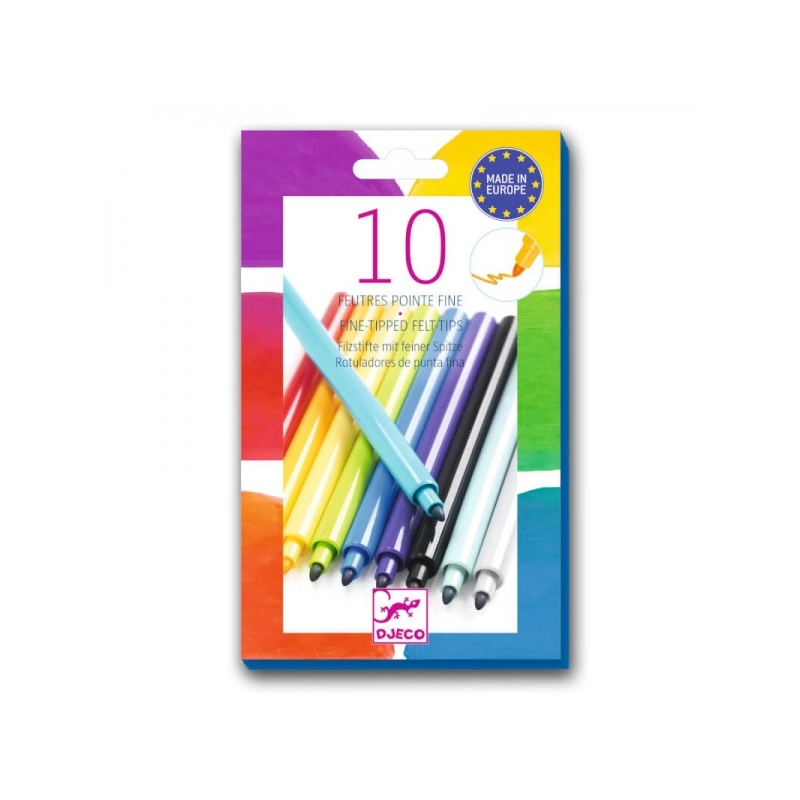 Colours - 10 Felt brush pens - Rainbow