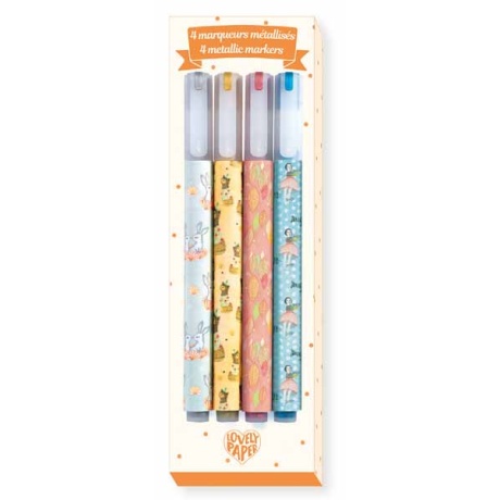 4 Elodie metallic markers