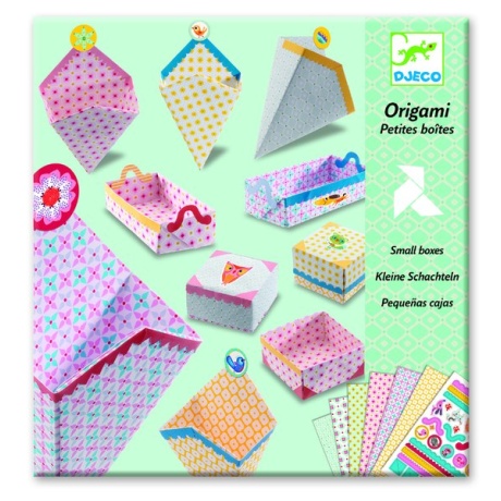 Origami väikesed karbid
