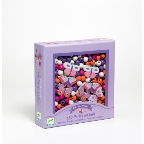 Beads and Jewellery - Wooden beads - Butterflies