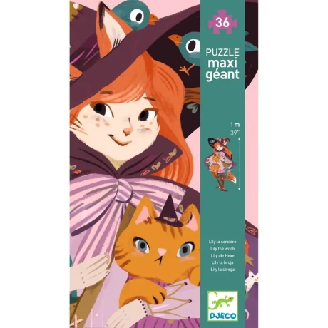 Giant puzzles - Lily the witch - 36 pcs