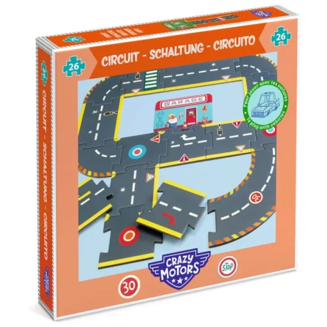 Crazy motors - Giant puzzle - City Circuit