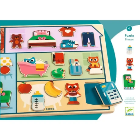 Wooden puzzle - Puzzlo House