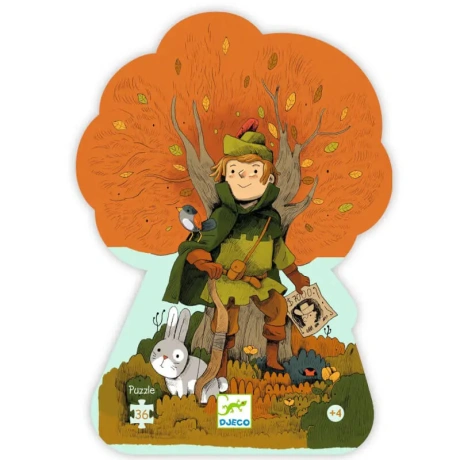 Silhouette puzzles - Robin Hood - 36 pcs