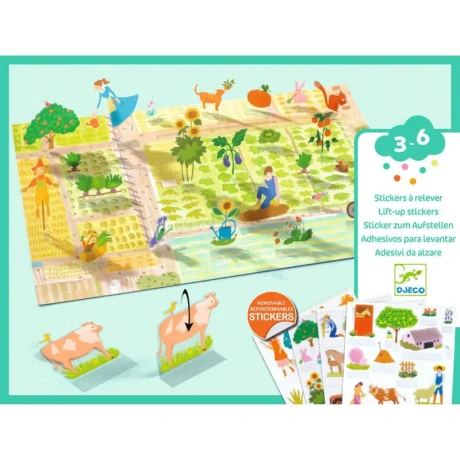 Tõstetavate kleepsude komplekt: Talu