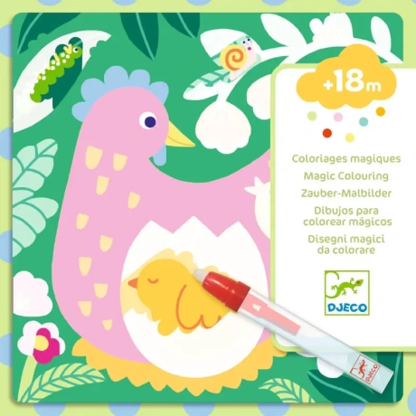 Värvimine veega – Peidus aia beebiloomad