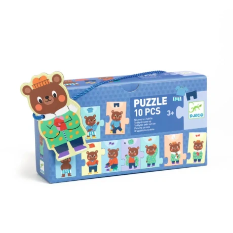Puzzles Trio - Teddy dresses up (10 pcs)