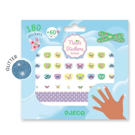Nail stickers - Springtime butterflies