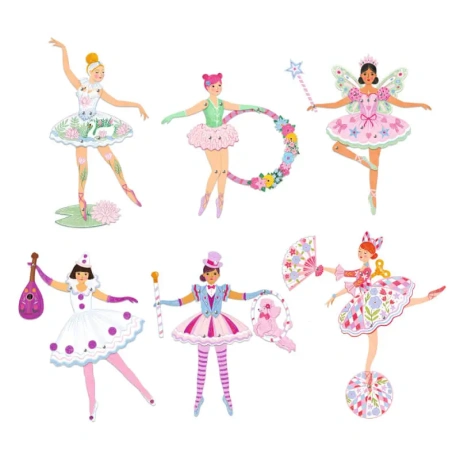 Jumping jacks to colour-in - Tutus