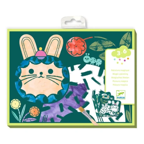 Magic reveal painting – Dressed-Up Animals