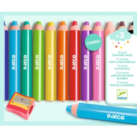 Colours - 12 chunky pencils