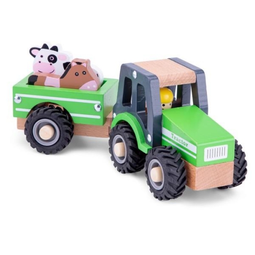 Haagisega traktor - loomad