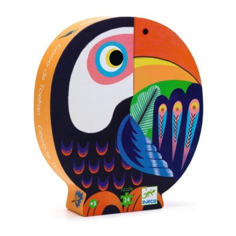 Silhouette puzzles - Coco the Toucan - 24 pcs