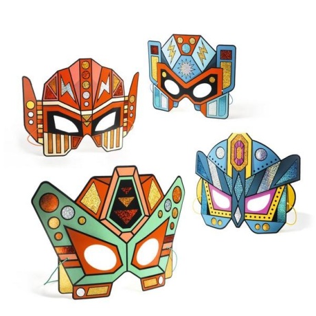 DIY - Mosaics Masks - Super robots