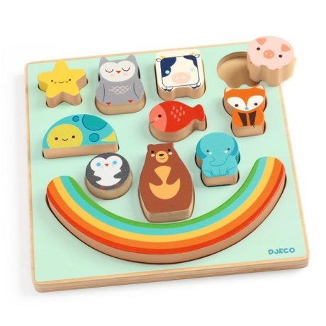 Wooden puzzle - Puzz & Boom - Rainbow
