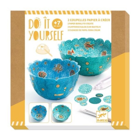 DIY - Create - Paper bowls - In the sea