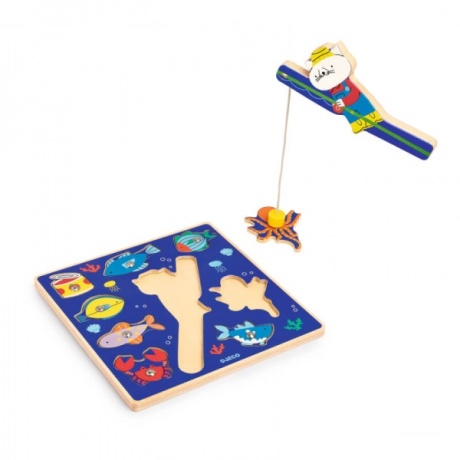 Wooden puzzle - Puzz & Fish - Color