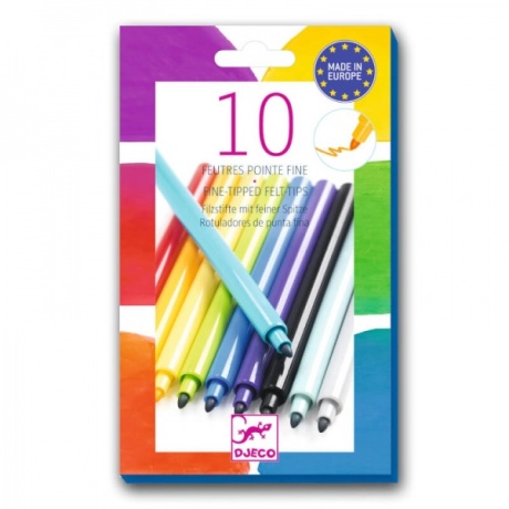 Colours - 10 Felt brush pens - Rainbow