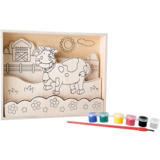 "Farm" wooden colouring pictures