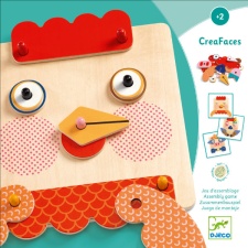 Educational wooden game - CreaFaces