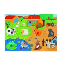 Giant puzzle - Tactile farm puzzle - 20+8pcs