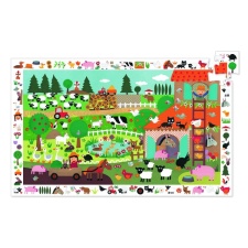 Observation puzzle - The farm - 35 pcs