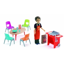 Doll's house - BBQ + accessories