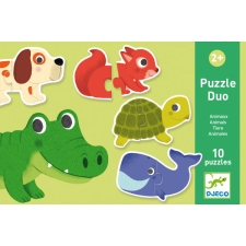 Duo-Trio puzzle - Animals (20 pcs)
