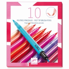 Colours - 10 felt brushes - girl