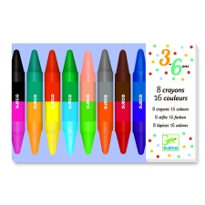 Colours - 8 twins crayons