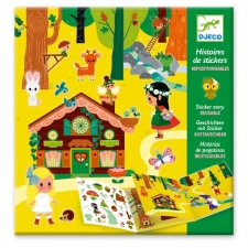 Reusable stickers - The magical forest