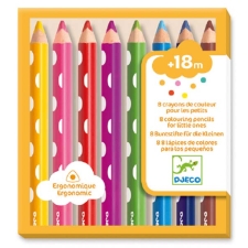 Colours - 8 colouring pencils for little ones