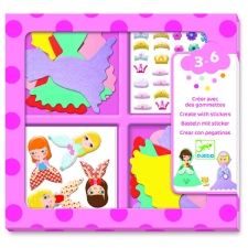Create with stickers - I love princesses