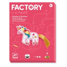 Factory - E-textil - Brooch - Sweet unicorn