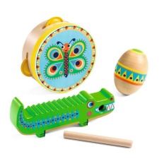 Animambo - Set of percussions: tambourine, maracas, guiro