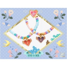 You & Me bracelets - Heart Heishi