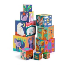 Blocks for infants - 10 Wild animals blocks