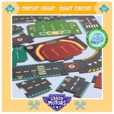 Crazy motors - Giant puzzle - City circuit