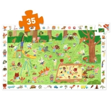 Observation puzzles - Little friends' garden - 35 pcs