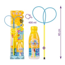 Soap bubble ring Pro Butterfly + 400 ml SET