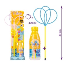 Soap bubble ring Multi Butterfly + 400 ml SET