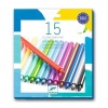 Colours - 15 Felt brush pens - Pacific